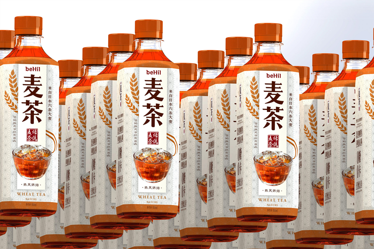 碧海大麦茶包装设计