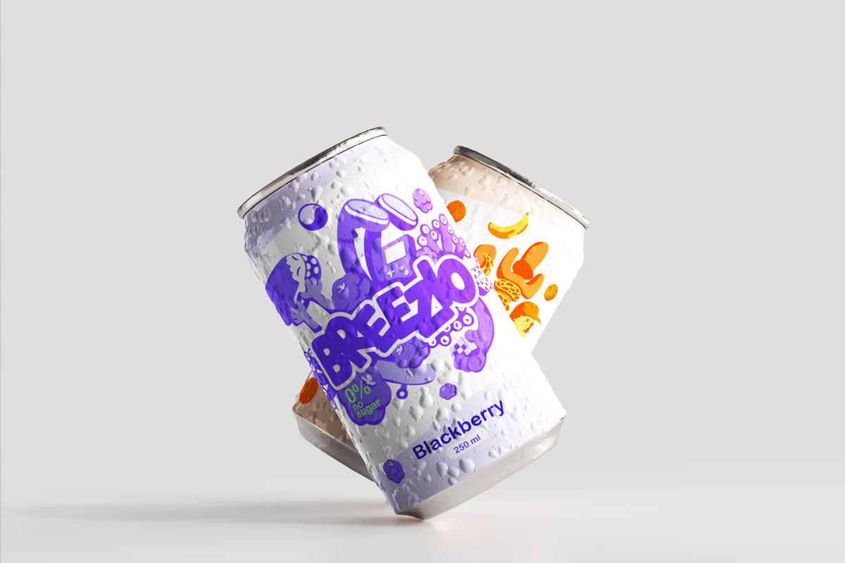 BREEZIO果汁包装设计