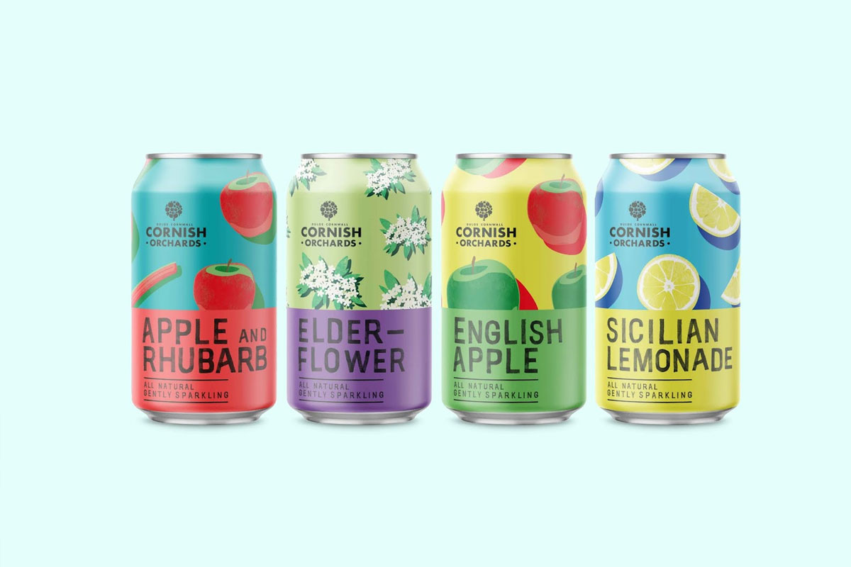 Cornish Orchards果汁包装设计