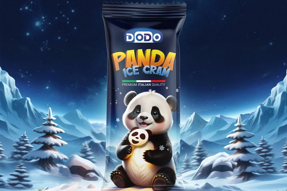 DODO熊猫冰淇淋包装设计
