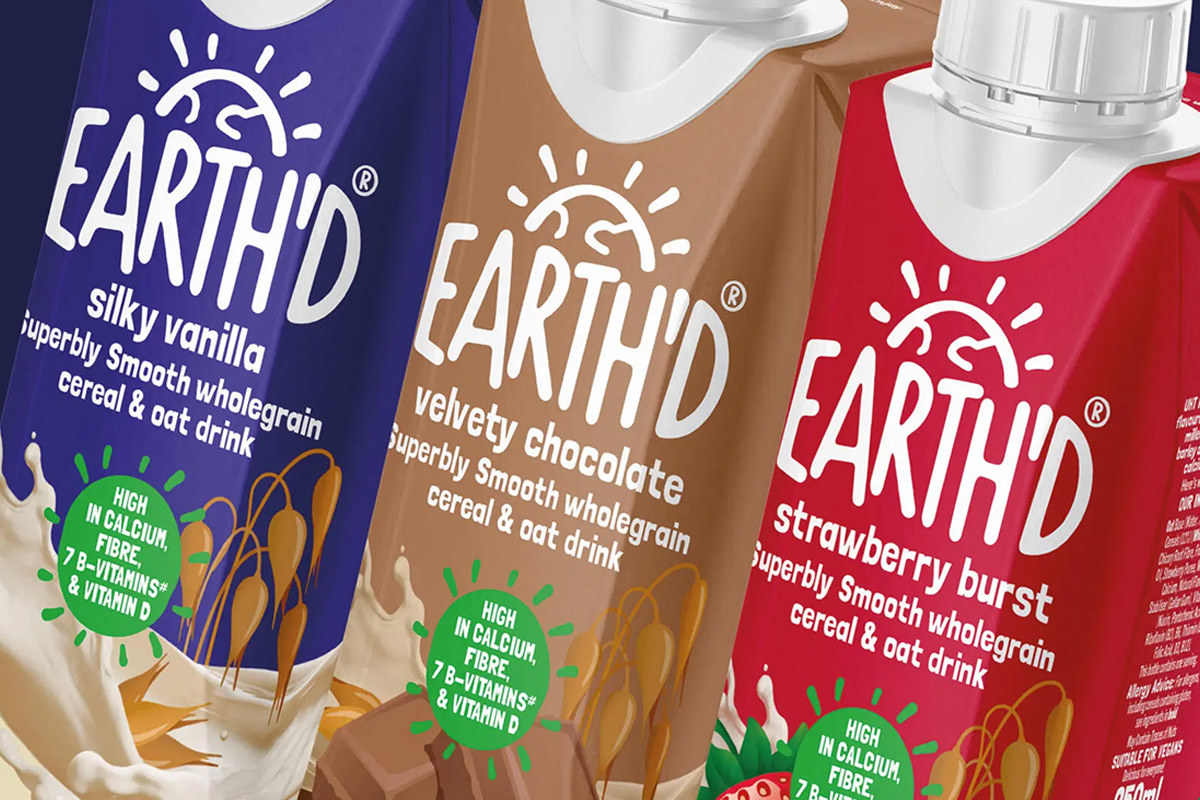 EARTH’D燕麦饮料包装设计