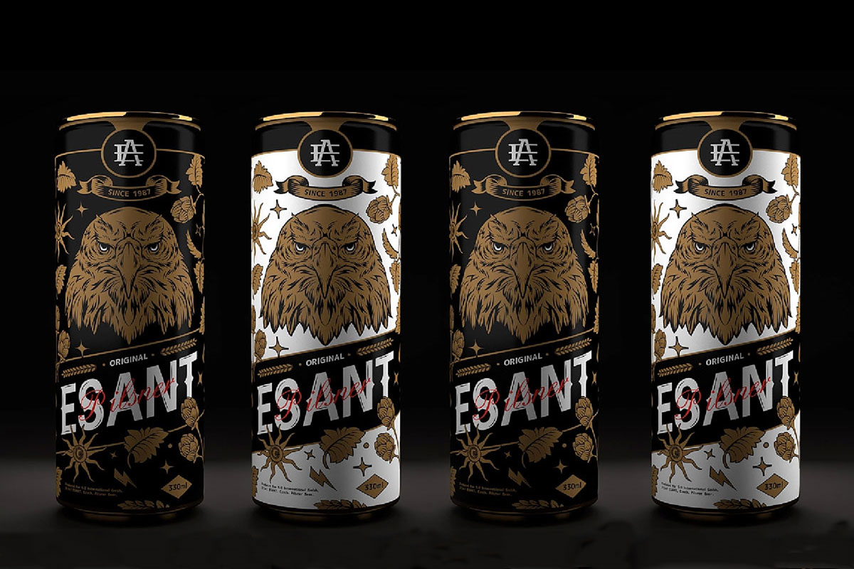 经典与潮流 | ESANT啤酒品牌包装设计