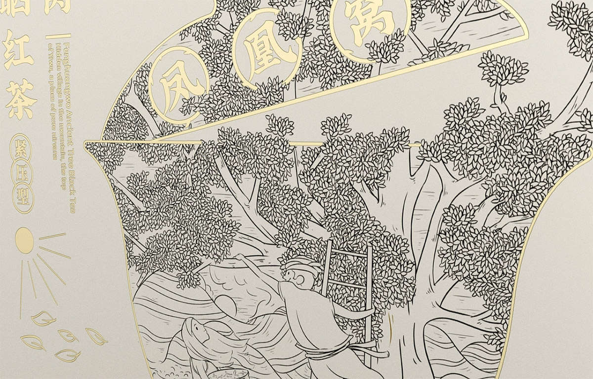 凤宁号茶叶礼盒包装设计