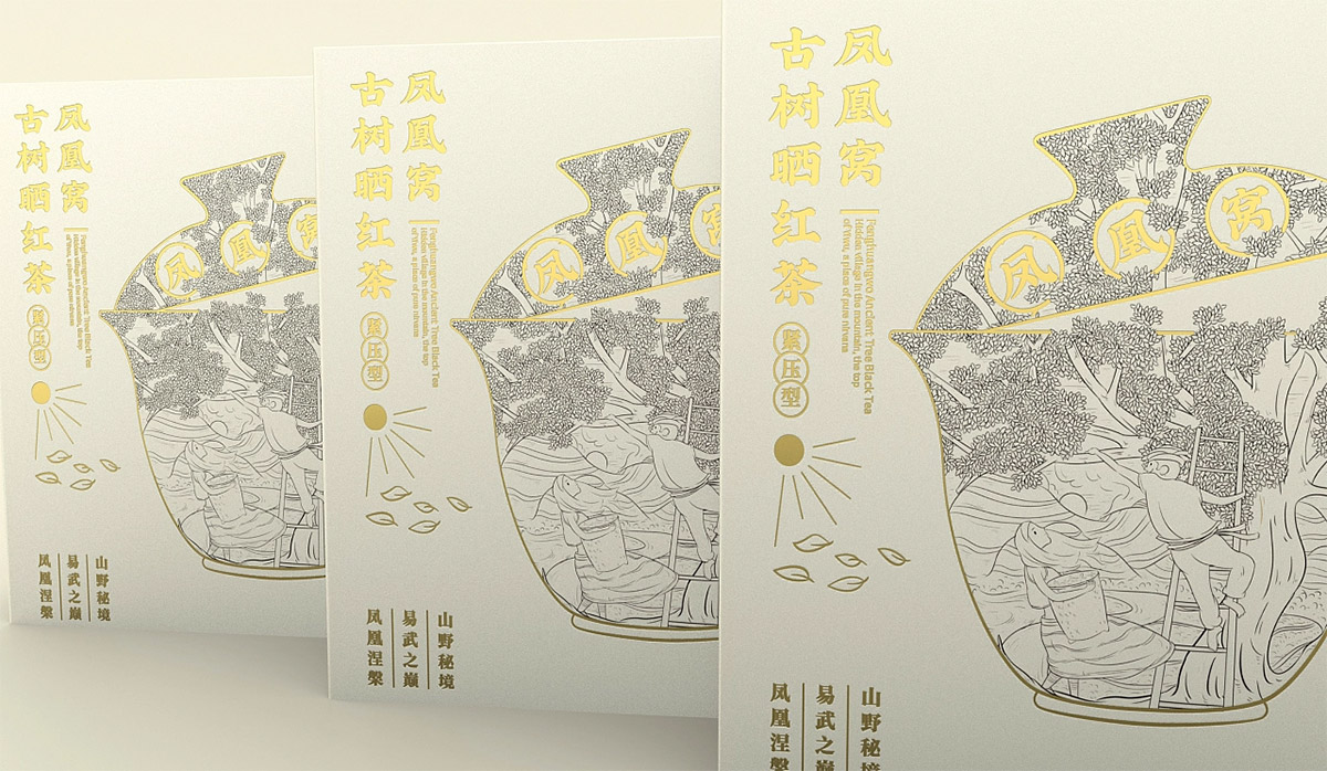 凤宁号茶叶礼盒包装设计