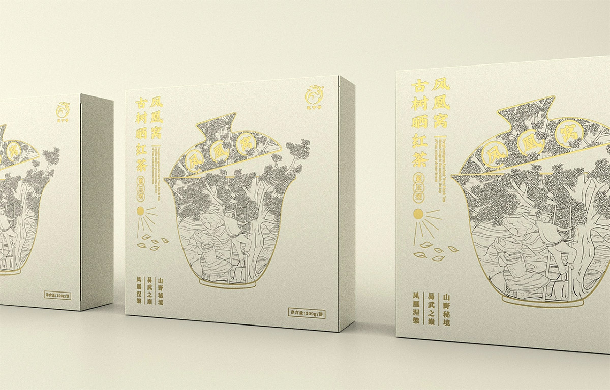凤宁号茶叶礼盒包装设计