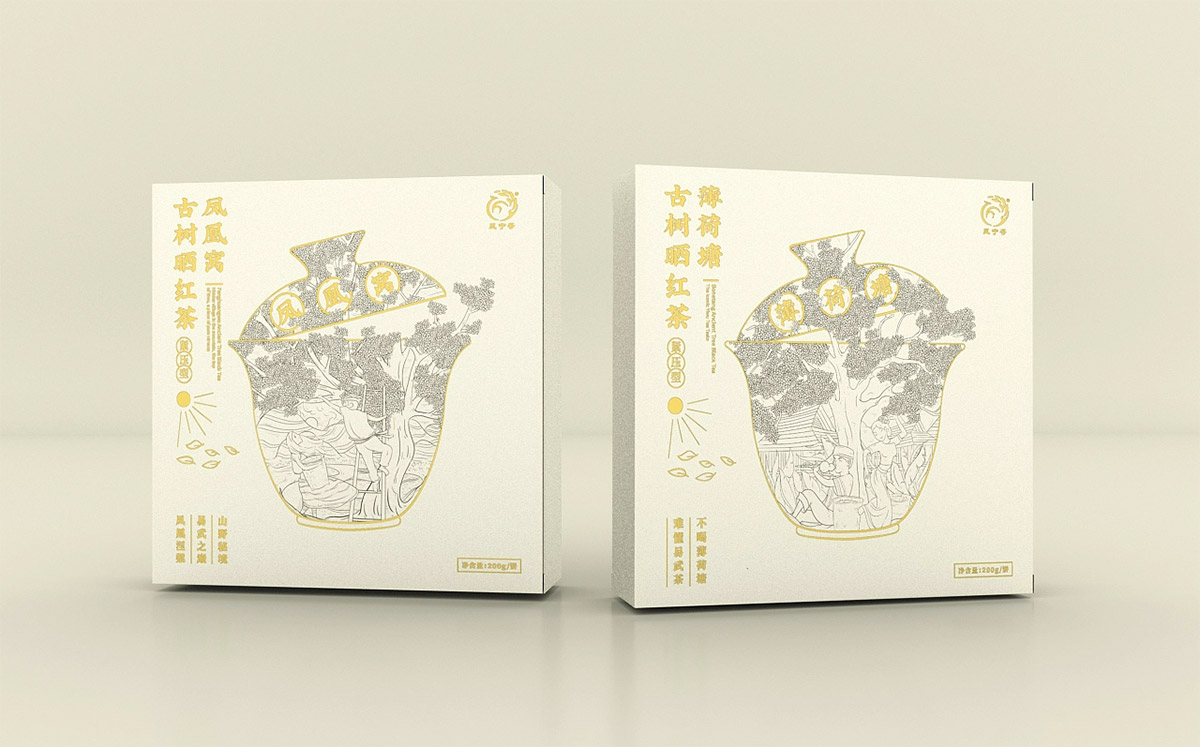凤宁号茶叶礼盒包装设计