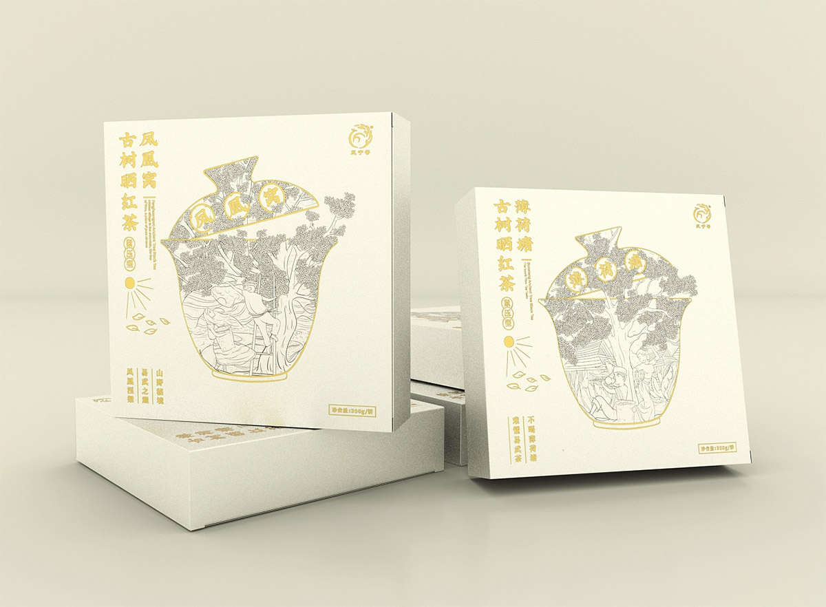 凤宁号茶叶礼盒包装设计