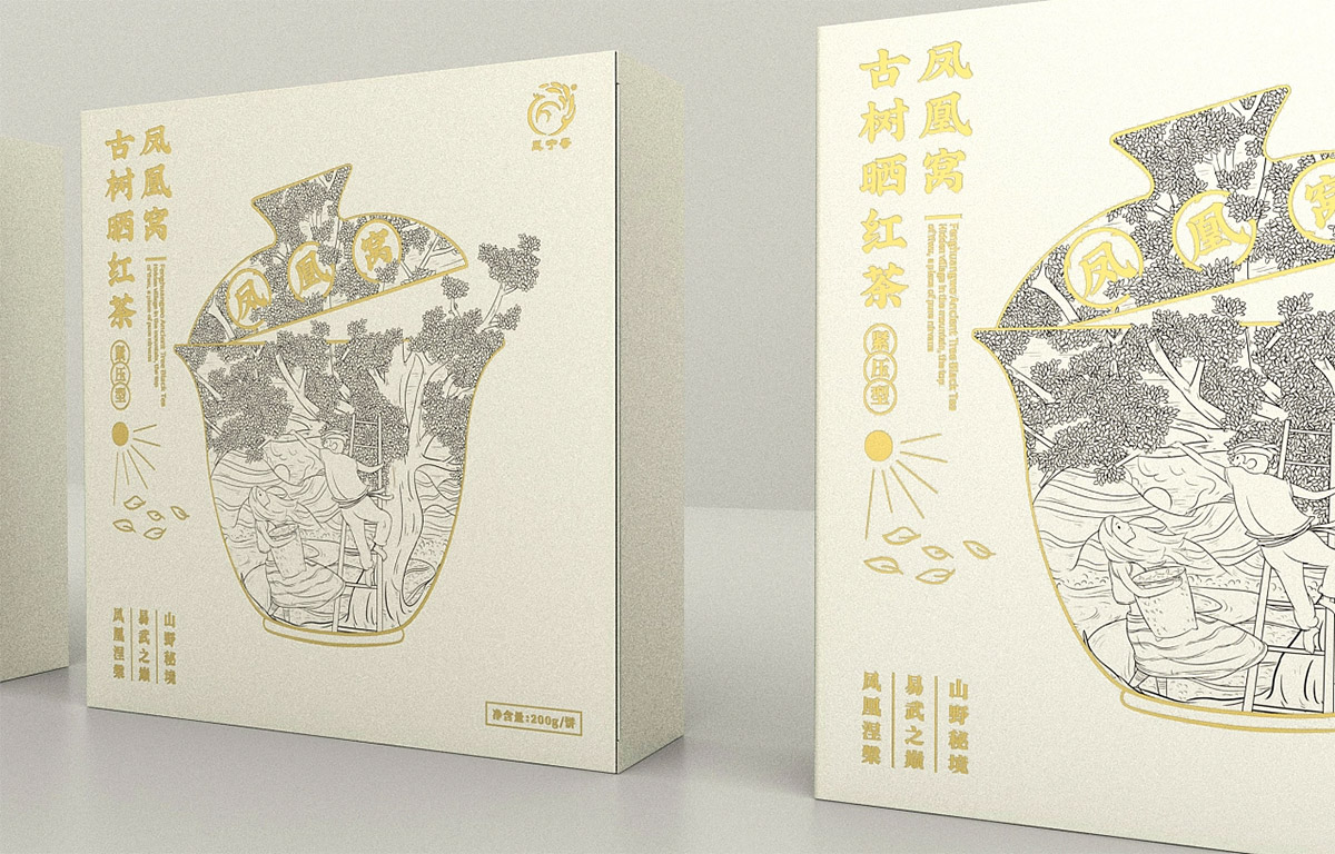 凤宁号茶叶礼盒包装设计
