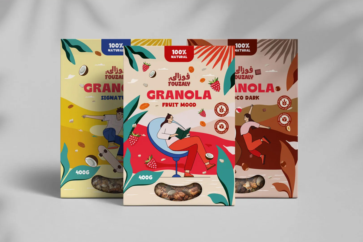 Fouzaly麦片包装设计