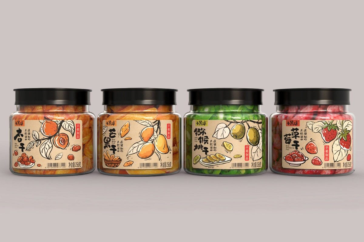 干果坊丨果干包装设计