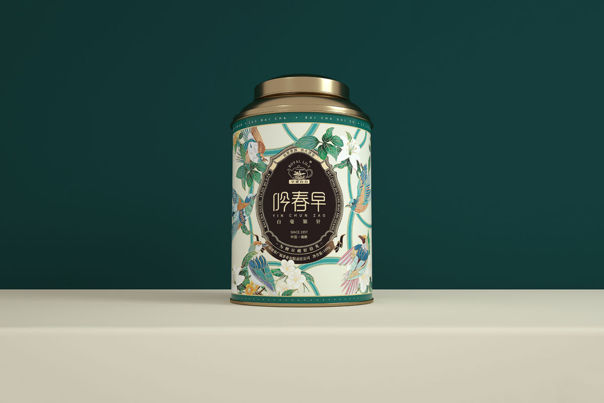 广福茶叶|皇家百合包装设计