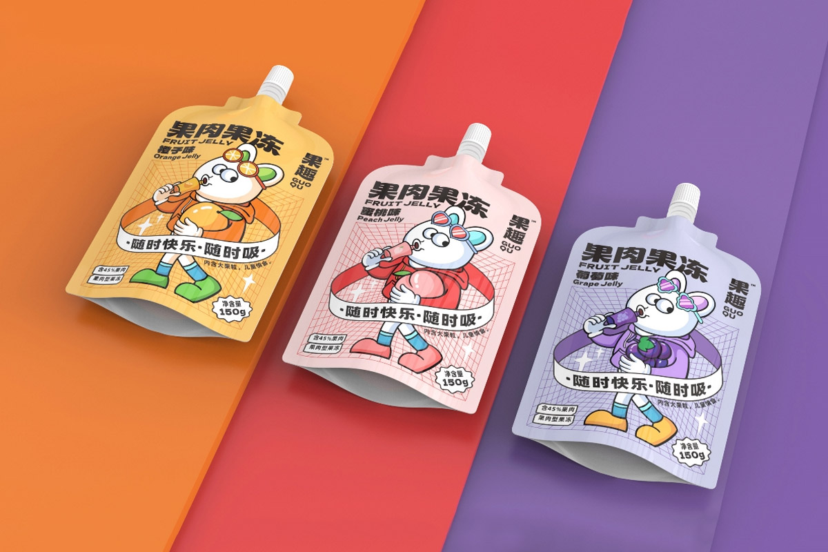 果趣 | 年轻时尚的果冻包装设计