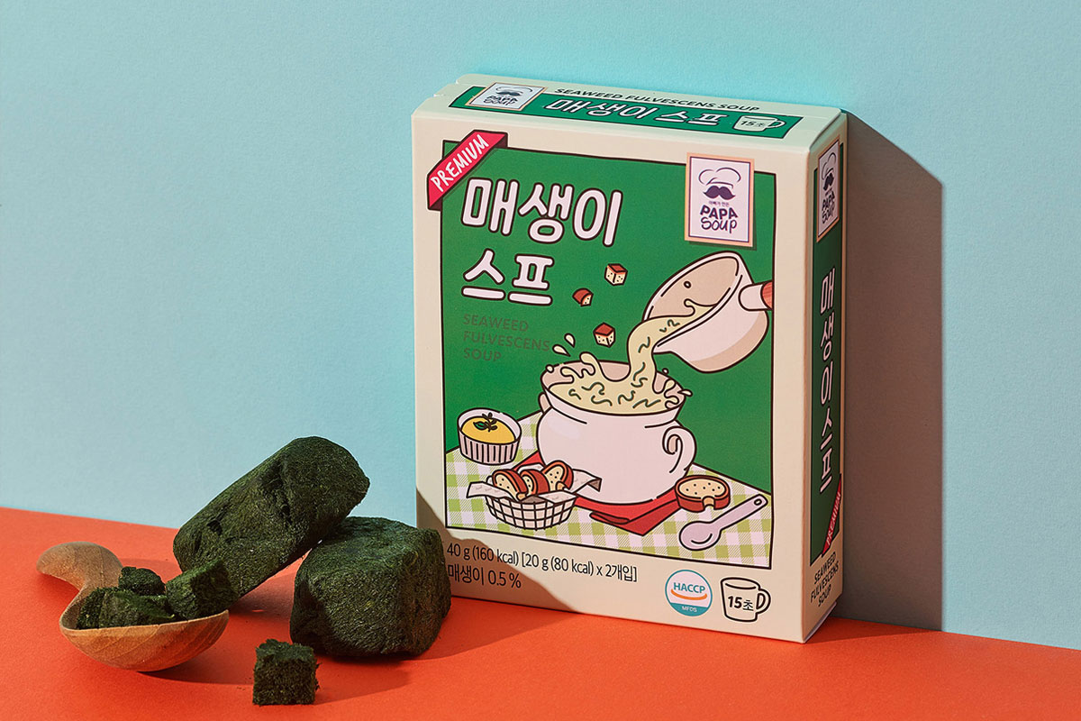 韩国老爹汤包装设计