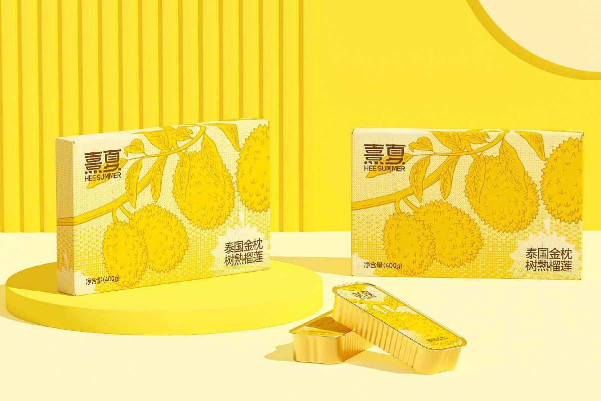 榴莲包装图片