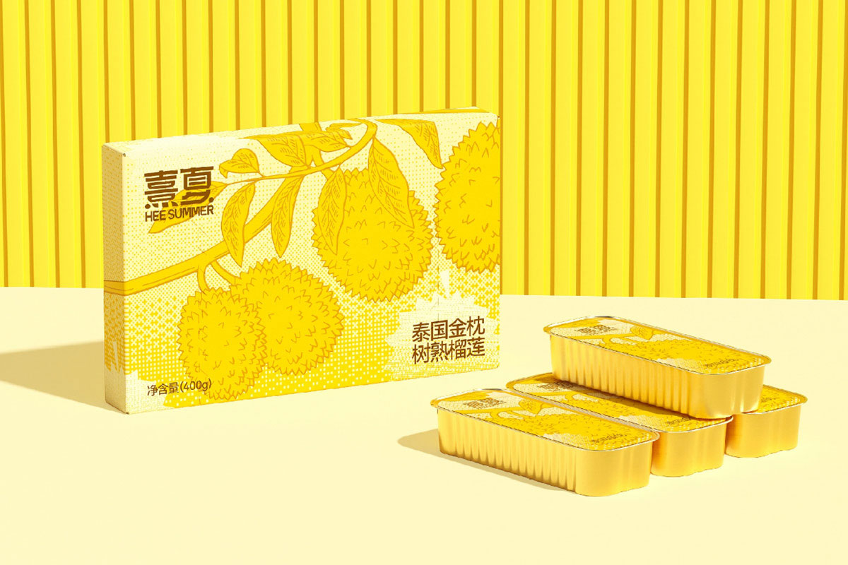 榴莲包装图片