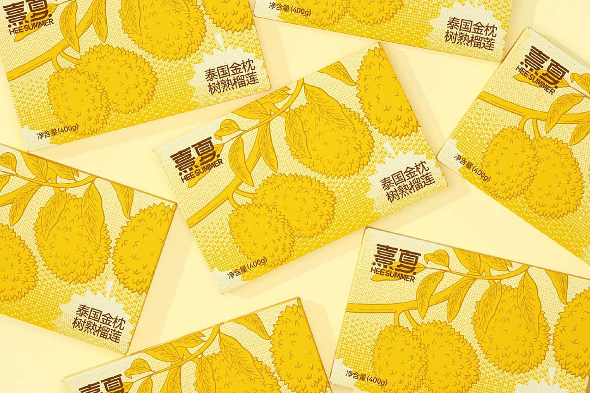 榴莲包装图片