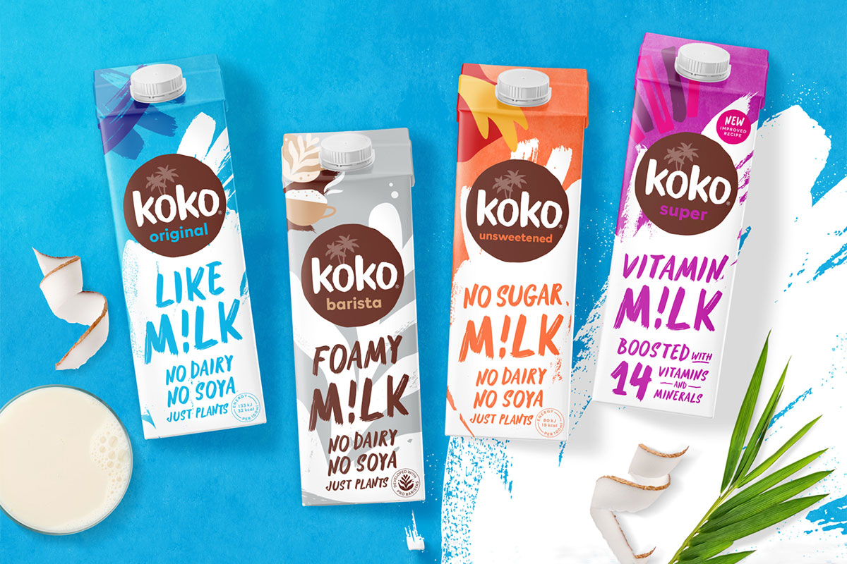 摇动KOKO坚果牛奶包装设计