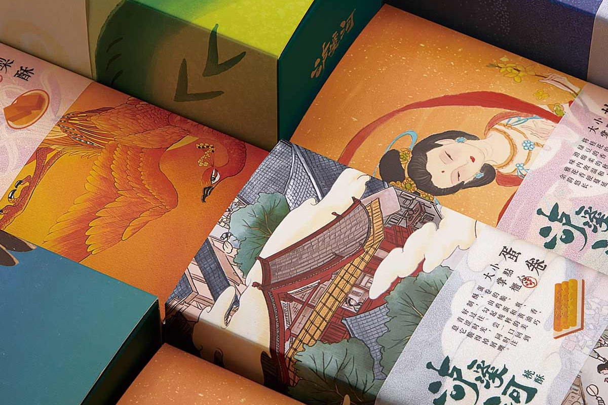 手绘经典！中式糕点包装设计