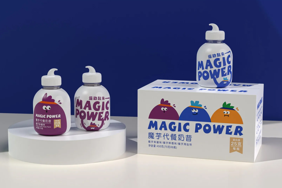 魔芋奶昔食品包装设计