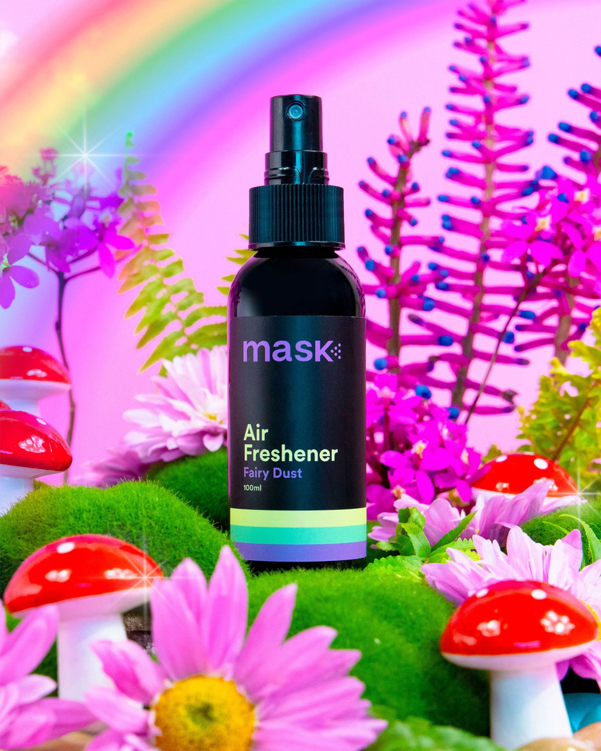 颜色插画的MASK CO香水包装设计案例