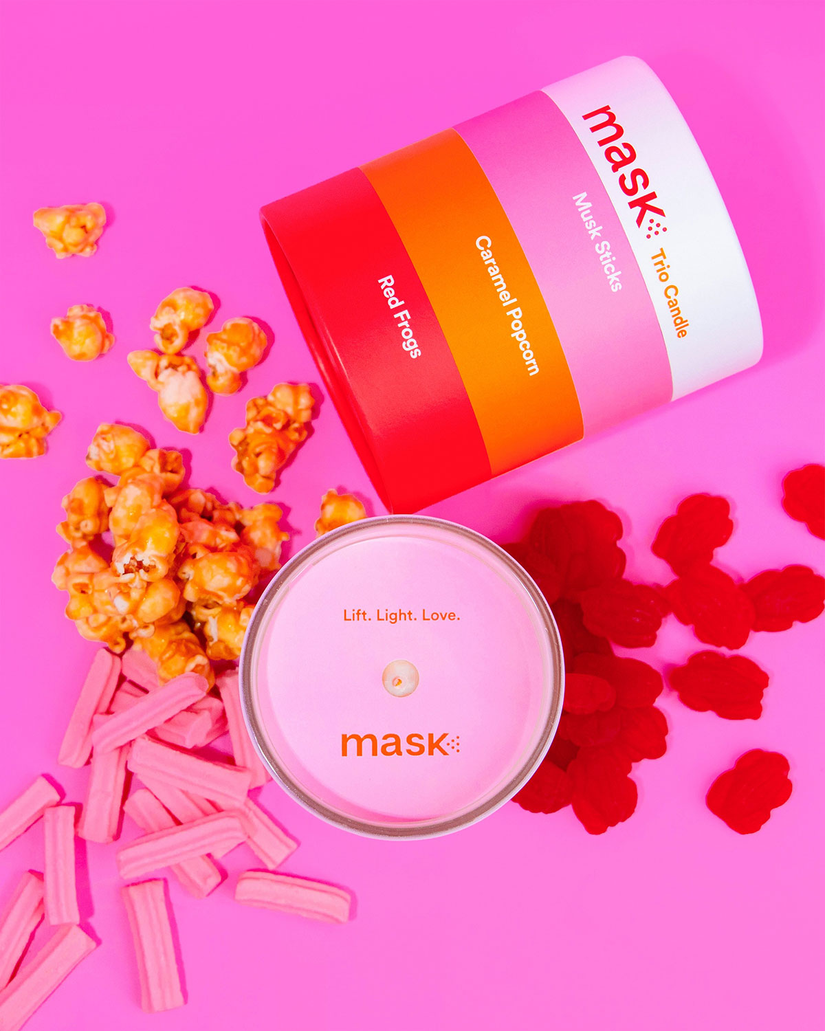 颜色插画的MASK CO香水包装设计案例