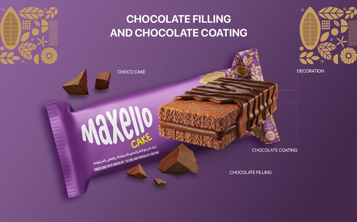 MAXELO巧克力饼干包装图片
