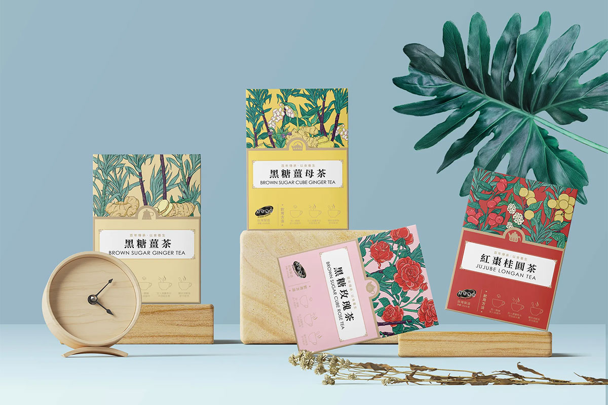 黑金博奇| 姜茶花茶包装设计