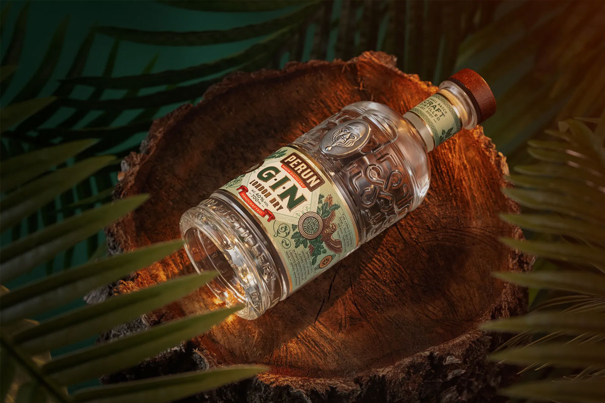 PERUN GIN金酒包装设计