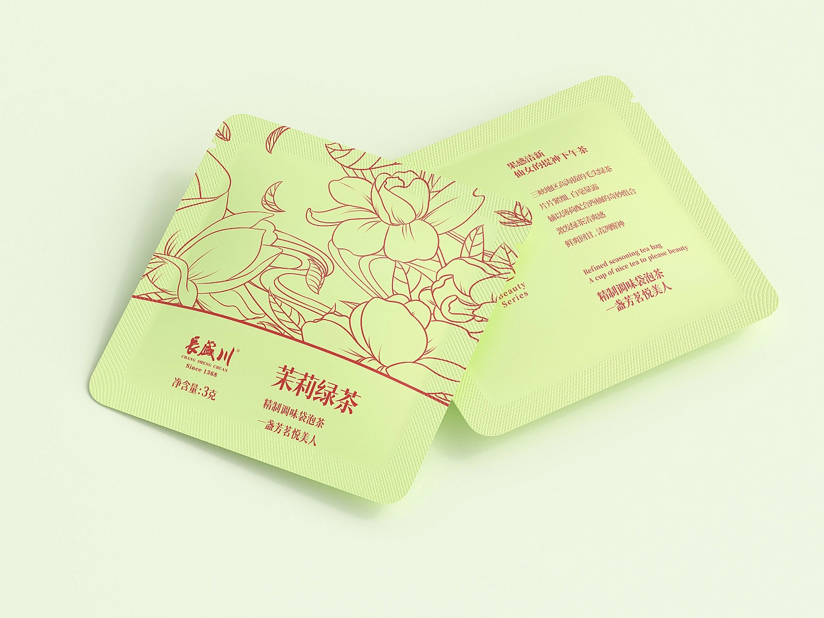 長盛川茶饮包装图片
