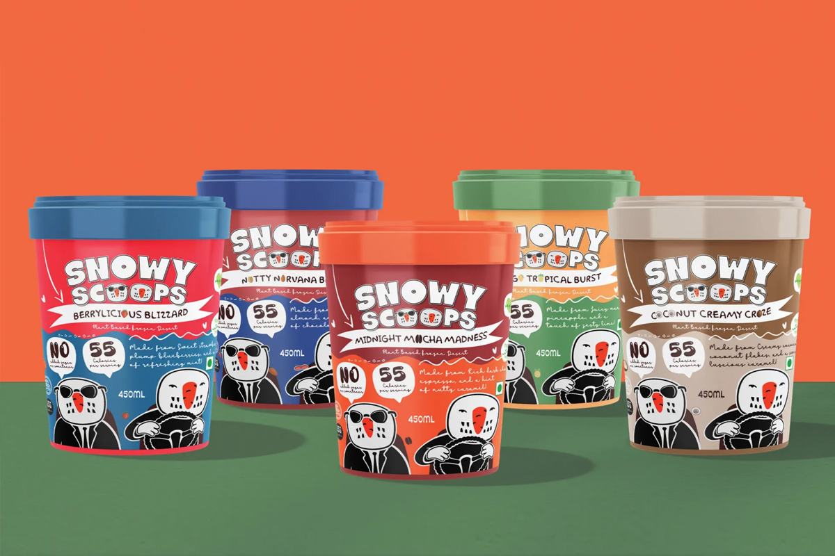 SNOWYSCOOPS冰淇淋包装设计