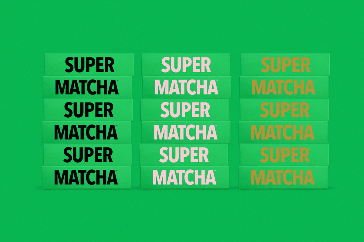 韩国SUPER抹茶包装设计