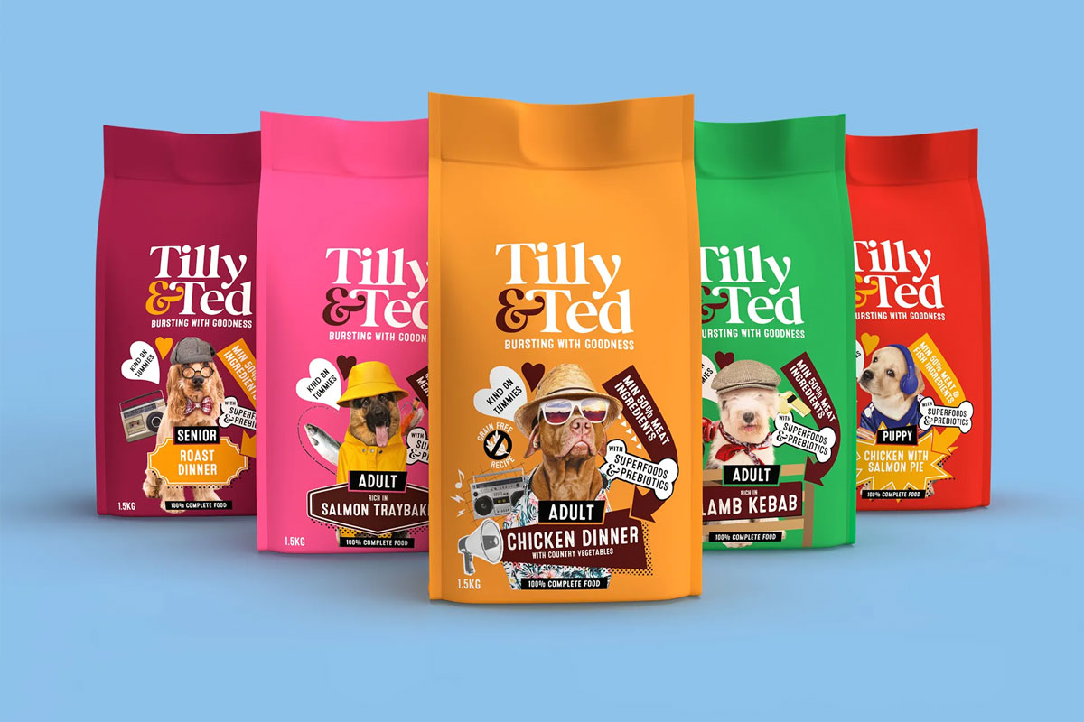 TILLY & TED宠物食品包装设计