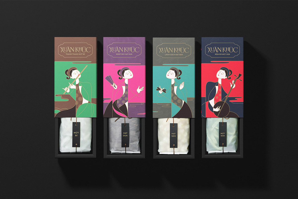 优雅传统！糖果甜品礼盒包装设计