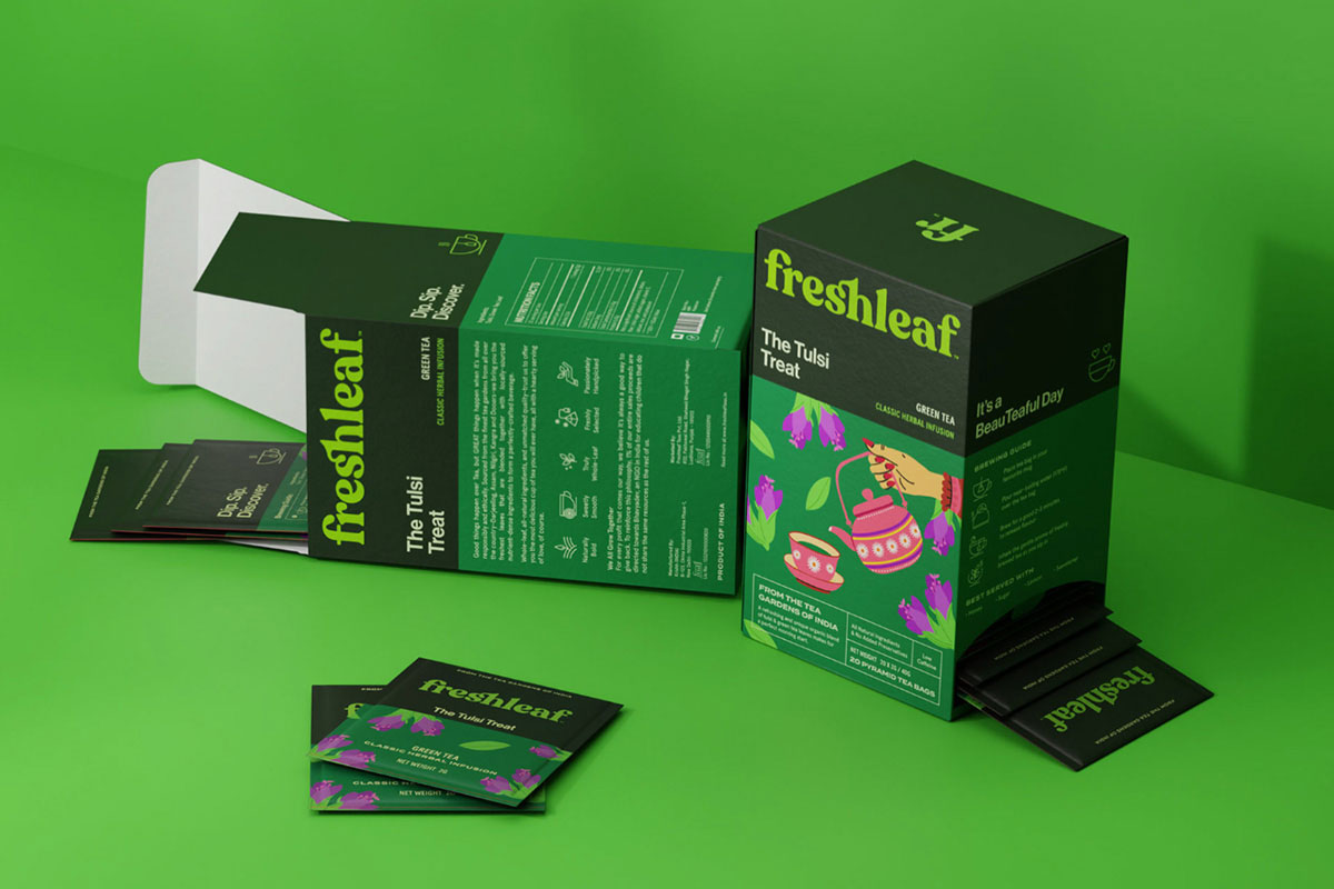 freshleaf茶饮包装图片