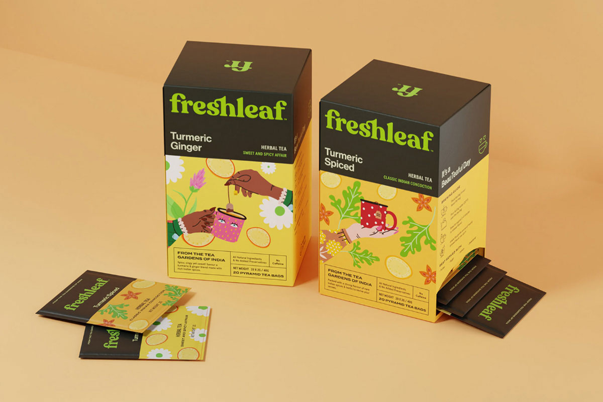 freshleaf茶饮包装图片