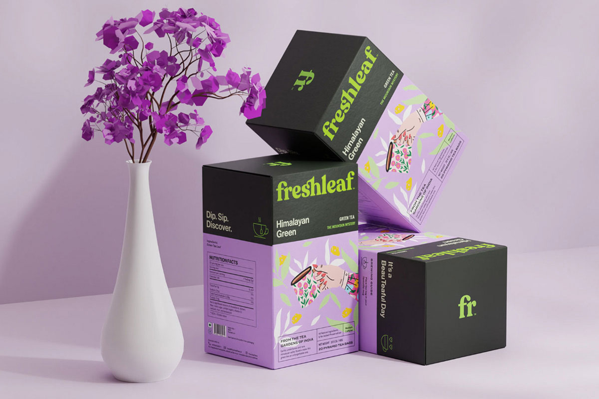 freshleaf茶饮包装图片
