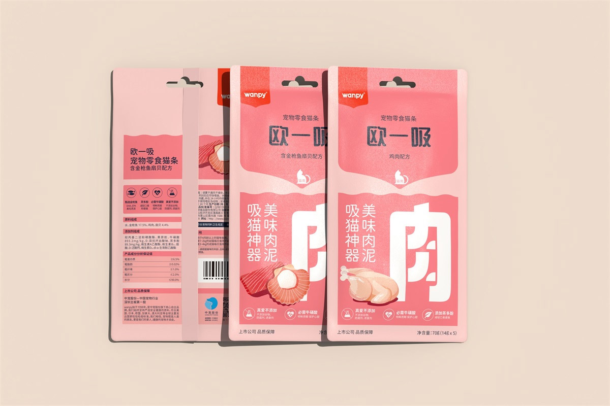 Wanpy猫条包装图片