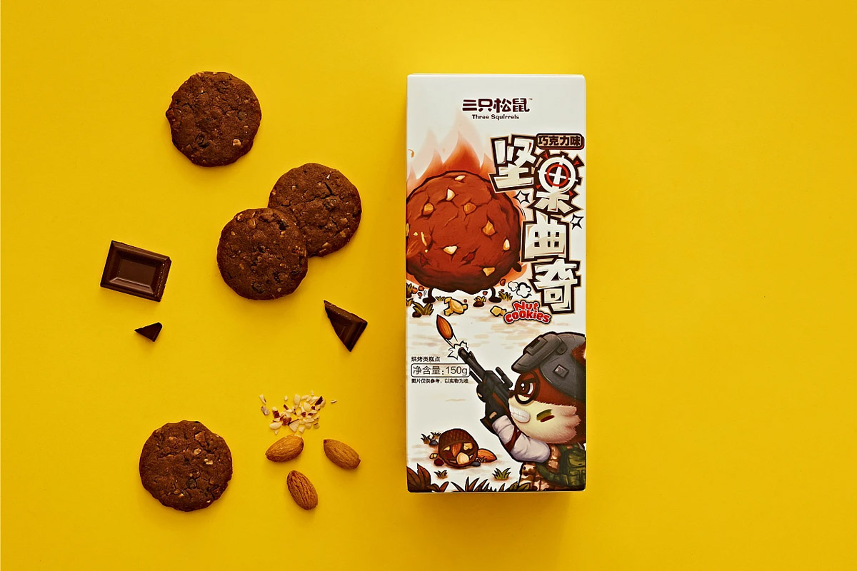 三只松鼠·曲奇系列包装图片