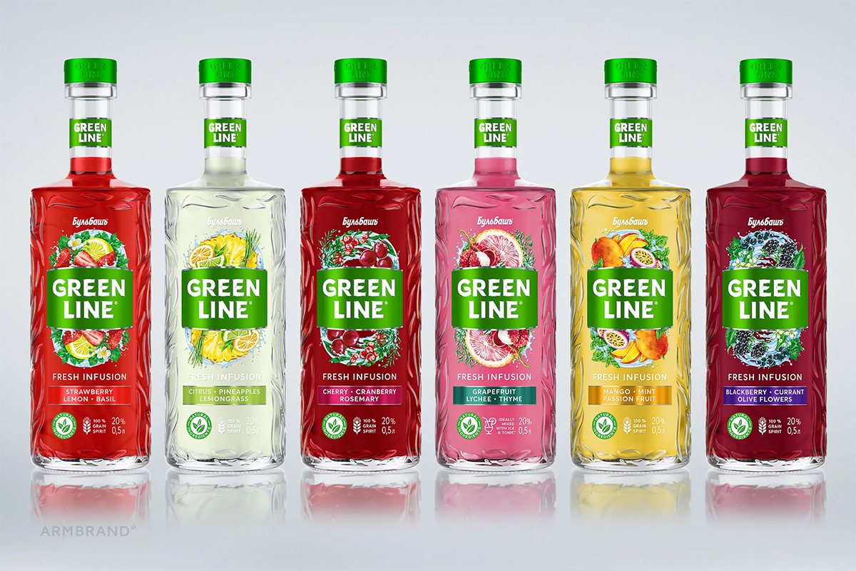 GREENLINE酒饮料包装设计