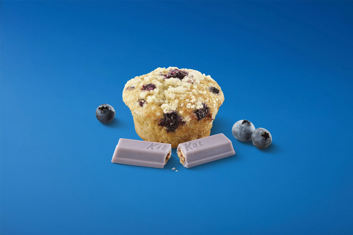 Kit Kat蓝莓蛋糕包装设计