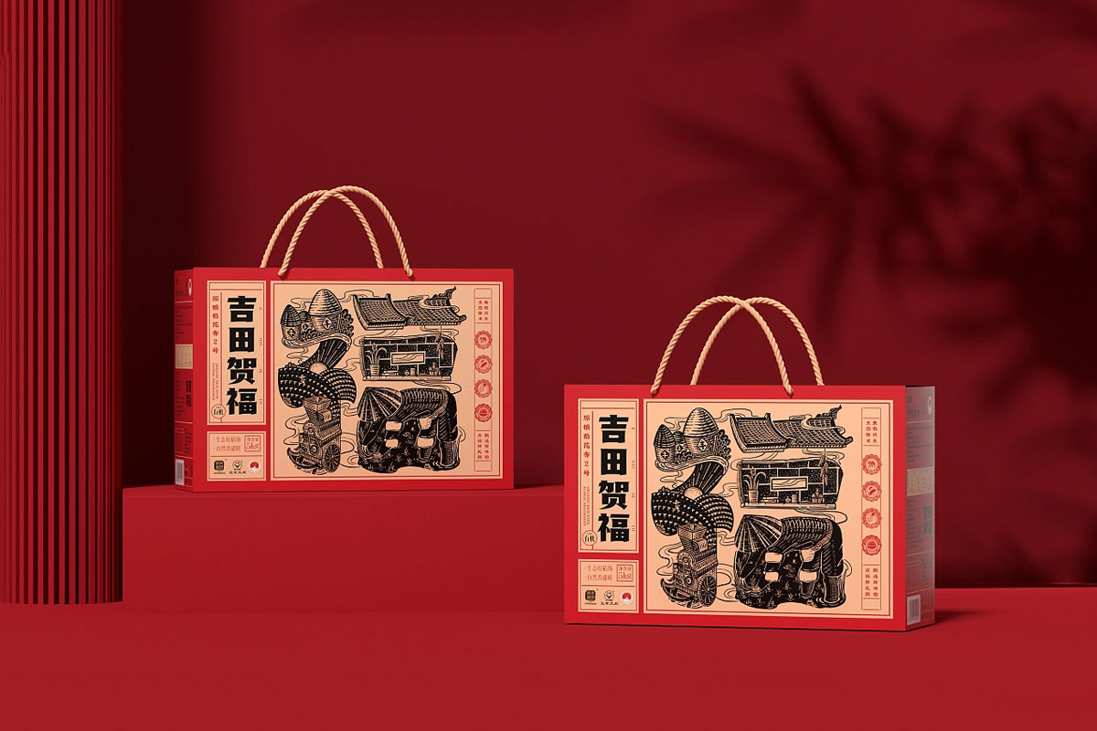 吉田贺福 | 大米包装设计
