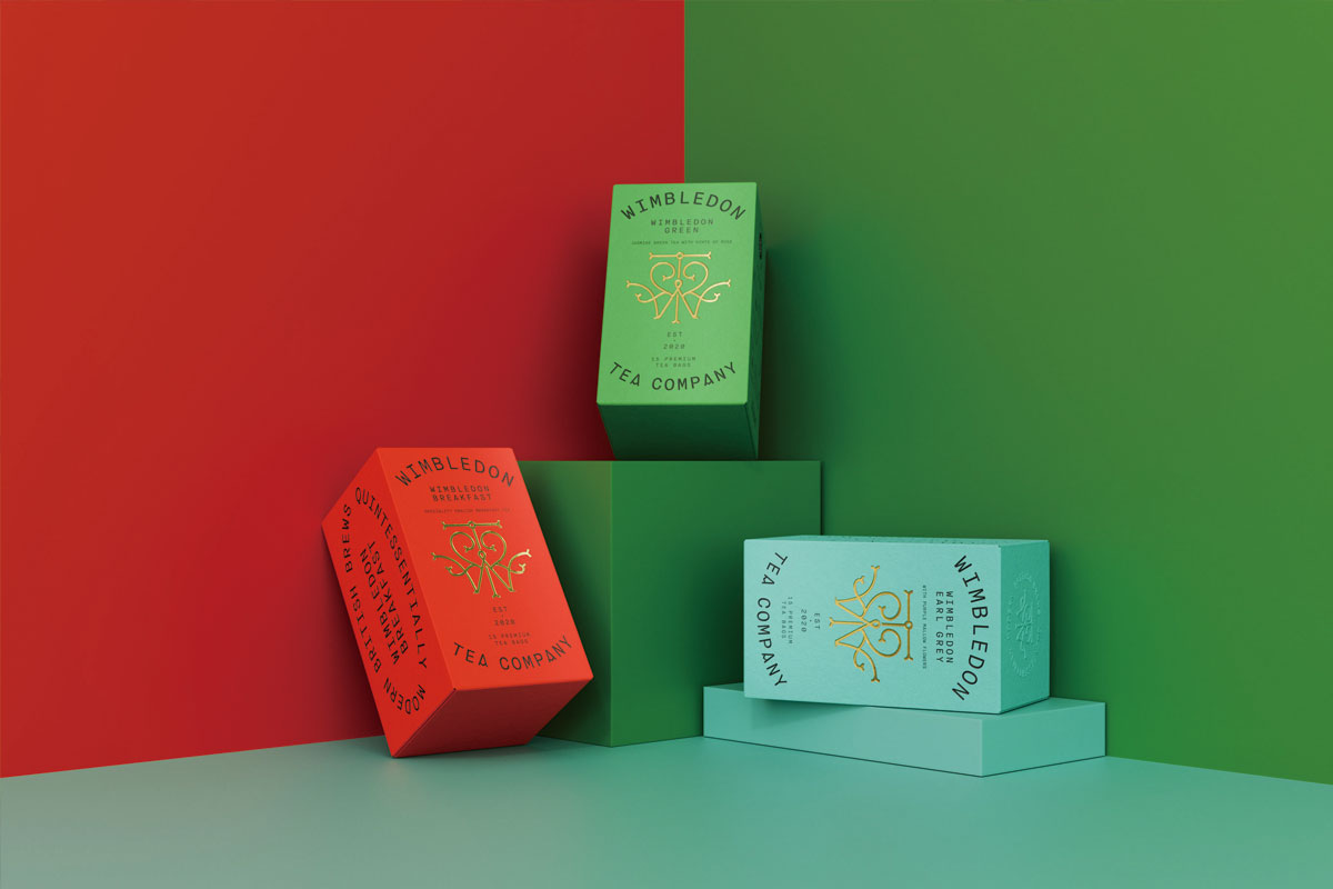 英国温布尔登茶包装设计