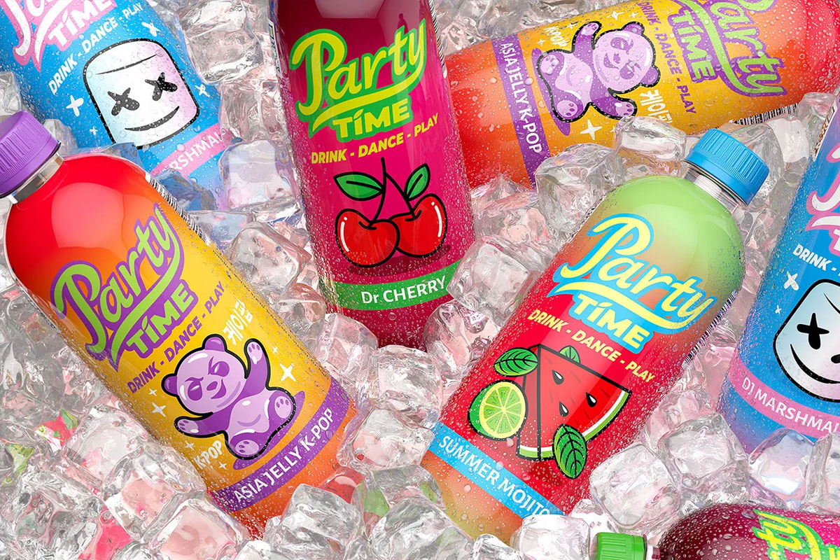 PARTY TIME柠檬水包装设计